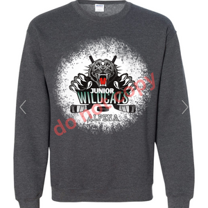 Wildcats Charcoal bleached sweatshirt