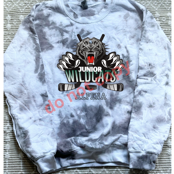 Wildcats Charcoal dyed sweatshirt