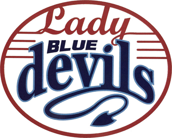 Lady blue devils circle hat patch JUST THE PATCH