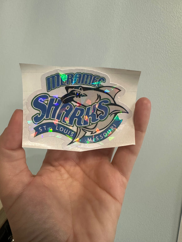 Sharks hockey sticker