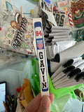 Single hockey stick sticker