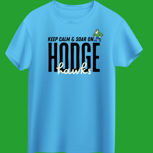 Hodge hawks keep calm tshirt