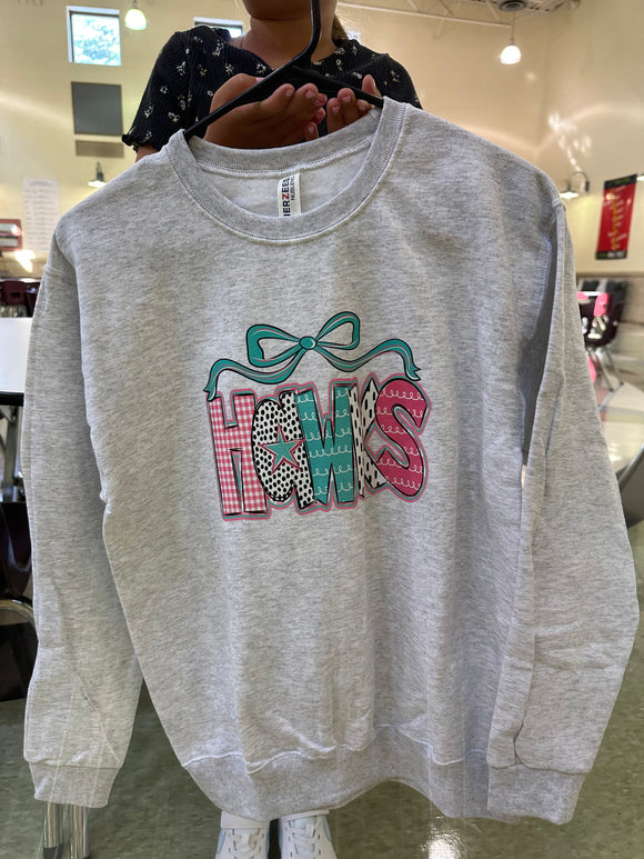 Hawks bow sweatshirt