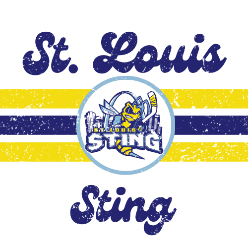 Retro st. Louis sting grey pocket sweatshirt