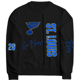 Cardigan cut stl hockey SPORT GREY sweatshirt
