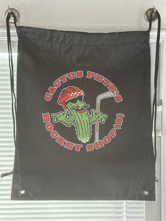 Custom logo drawstring bag