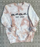 Custom dyed sweatshirt