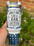 Dad tools 40 oz tumbler with handle