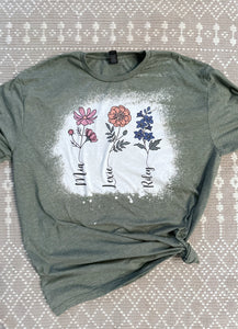 Birth month flower T Shirt