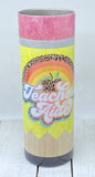 Animal print pencil teacher 20oz skinny tumbler