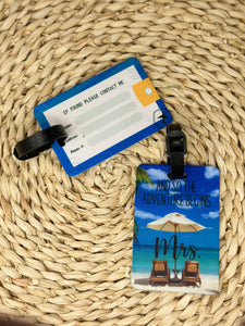 Custom printed luggage / bag tag