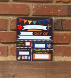 Rainbow Back to school dry erase board