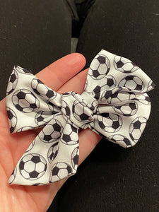 Soccer Avery bow