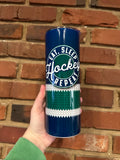 Sharks Eat sleep hockey repeat 20oz skinny tumbler