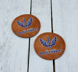 Battlehawks circle hat patch JUST THE PATCH