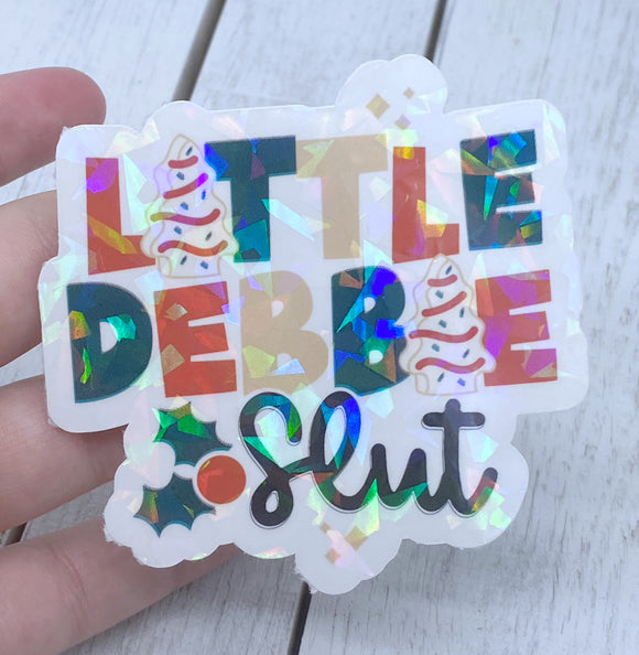 Little Debbie slut sticker