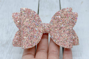 Little piggy glitter Elliot bow