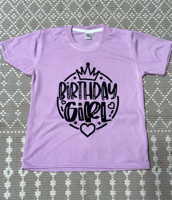 Birthday girl tee shirt