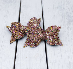 Gold rush bitty bow