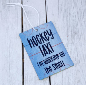 Hockey taxi air freshener