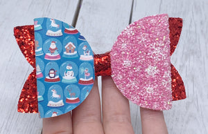 Snow globe Elliot bow