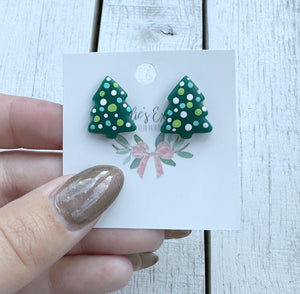 Oh Christmas Tree stud earrings