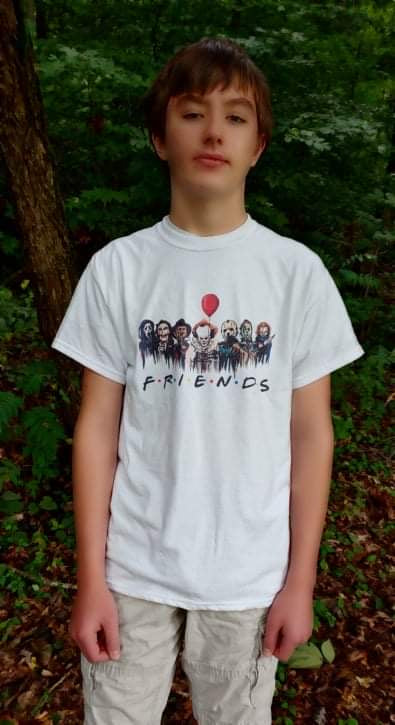 Friends horror tee shirt