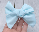 Sky blue Avery bow