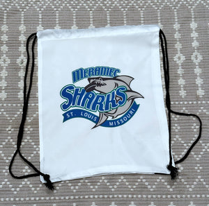 Sharks drawstring bag