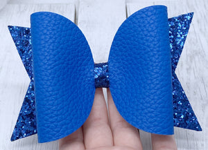 Royal blue Paige bow