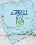 Cool color grade or teacher t shirt