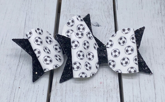 Soccer bitty bow