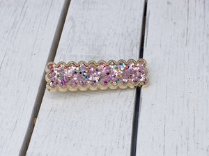 Party pink glitter bliss clip