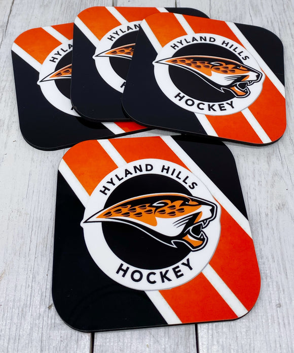 Jaguars printed coaster set