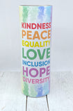 Kindness 20oz skinny tumbler